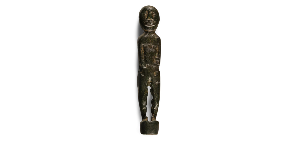 'The Hoxne Priory' Anglo-Saxon Bronze Anthropomorphic Figurine